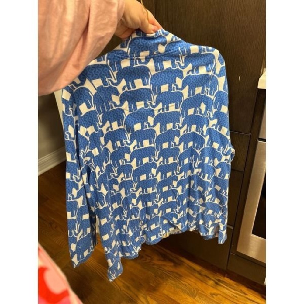 Crown & Ivy beach elephant cotton jacket 3XL - Picture 3 of 3